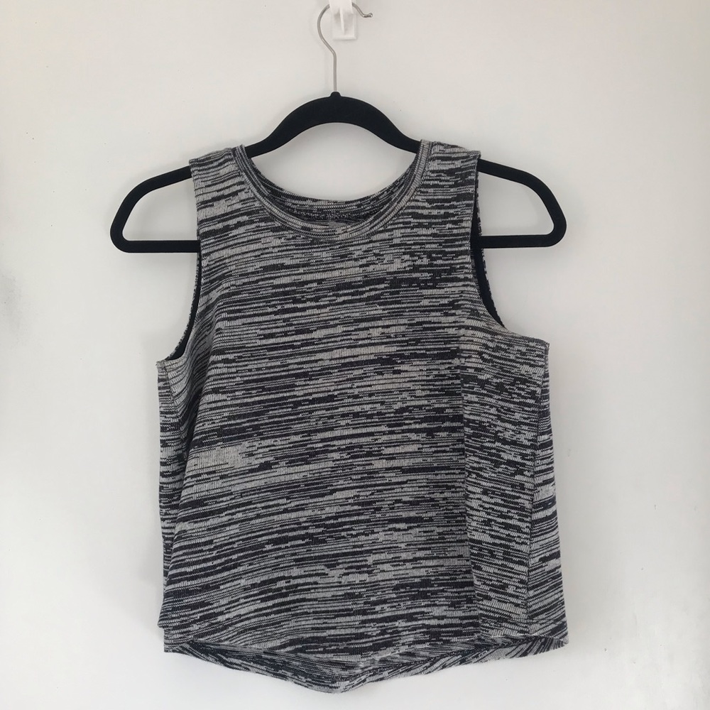 Madewell Cropped Navy Sweater Tank